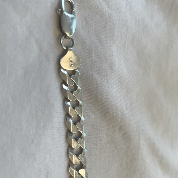 Miabella 925 Sterling Silver Men’s Bracelet - Picture 3 of 7